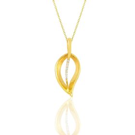 Söğütlü Silver SGTL10618 Altın Yaldızlı Üç Boyutlu Minimal M Gümüş Harf Kadın Gümüş Kolye