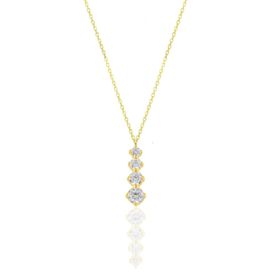 Söğütlü Silver SGTL10631GOLD Gümüş Kolye