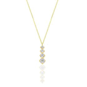 Söğütlü Silver SGTL10631GOLD Gümüş Kolye