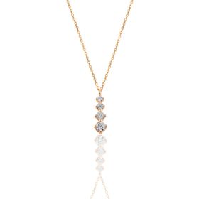 Söğütlü Silver SGTL10631ROSE Gümüş Kolye