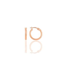 Söğütlü Silver SGTL10641 Rose 16 mm Şarnel Halka Gümüş Küpe