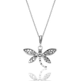 Söğütlü Silver SGTL10828 Gümüş Oksitli Yusufçuk Modeli Kolye