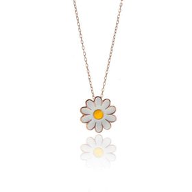 Söğütlü Silver SGTL10851 Gümüş Papatya Kolye