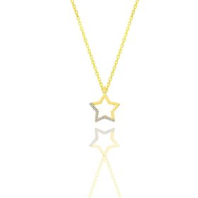 Söğütlü Silver SGTL11324GOLD Gümüş Kolye