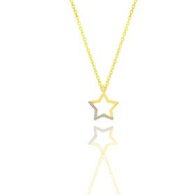 Söğütlü Silver SGTL11324GOLD Gümüş Kolye