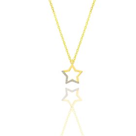 Söğütlü Silver SGTL11324GOLD Gümüş Kolye