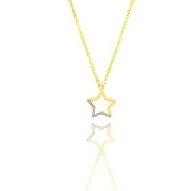 Söğütlü Silver SGTL11324GOLD Gümüş Kolye