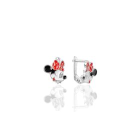 Söğütlü Silver SGTL11433 Gümüş Altın Yaldızlı Mineli Klipsli Küpe