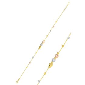 Söğütlü Silver SGTL11503GOLD Gümüş Bileklik