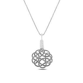 Söğütlü Silver SGTL11616KOLYE Gümüş Rodyumlu Zirkon Taşlı Damla Kolye