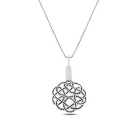 Söğütlü Silver SGTL11616KOLYE Gümüş Rodyumlu Zirkon Taşlı Damla Kolye