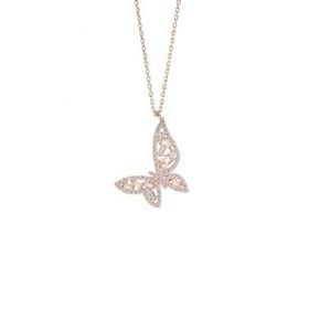 Söğütlü Silver SGTL11619BAGET Gümüş Rodyumlu Baget Kesim Zirkon Taşlı Kolye