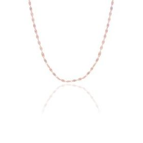 Söğütlü Silver SGTL11630 Gümüş 55 Cm Rose Mekik Pullu Kolye