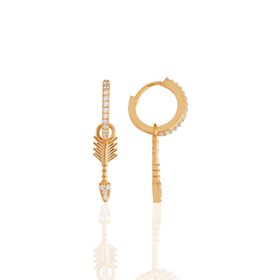 Söğütlü Silver SGTL11641 Rose Zirkon Taşlı Yonca Gök Kuşağı Kombin Üçlü Gümüş Küpe Seti