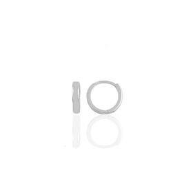 Söğütlü Silver SGTL11738 Rodyumlu Zirkon Taşlı 10 mm Tragus Piercing Helix Kıkırdak Gümüş Küpe