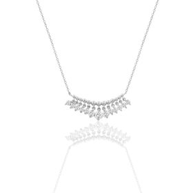 Söğütlü Silver SGTL11749 Rodyumlu Zirkon Taşlı Shakira Gümüş Kolye