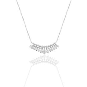 Söğütlü Silver SGTL11749 Rodyumlu Zirkon Taşlı Shakira Gümüş Kolye