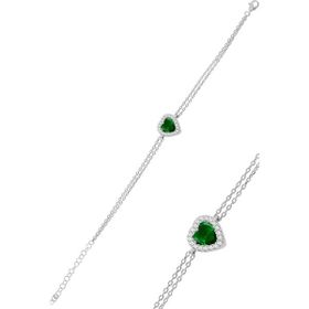 Söğütlü Silver SGTL11751YESIL Gümüş Bileklik