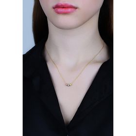 Söğütlü Silver SGTL11972GOLD Gümüş Kolye