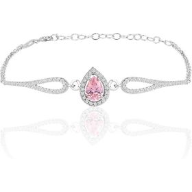 Söğütlü Silver SGTL12219PEMBE Gümüş Bileklik