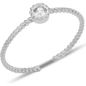 Söğütlü Silver SGTL12230RODAJ Gümüş Yüzük