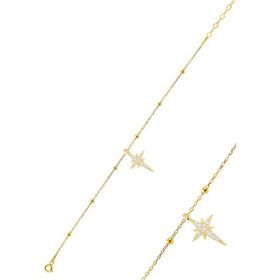 Söğütlü Silver SGTL12273GOLD Gümüş Bileklik