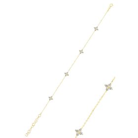 Söğütlü Silver SGTL12279GOLD Gümüş Bileklik