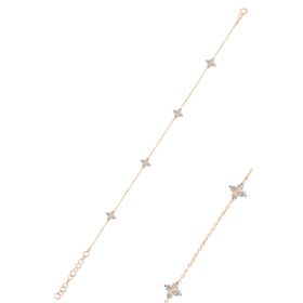 Söğütlü Silver SGTL12279ROSE Gümüş Bileklik
