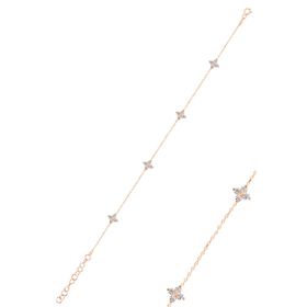 Söğütlü Silver SGTL12279ROSE Gümüş Bileklik