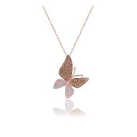 Söğütlü Silver SGTL1373 Kelebek Kolye