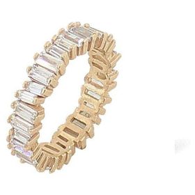Söğütlü Silver SGTL2793 Kadın Baget Taşlı Rose Tamtur Yüzük