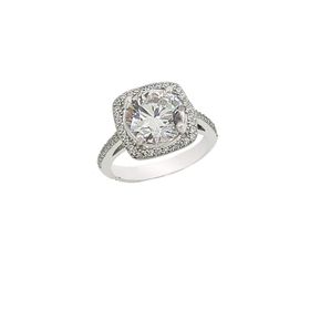 Söğütlü Silver SGTL2845 Kadın Swarovski Taşlı Yüzük