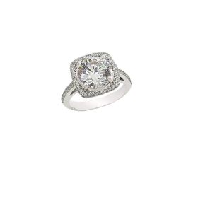 Söğütlü Silver SGTL2845 Kadın Swarovski Taşlı Yüzük