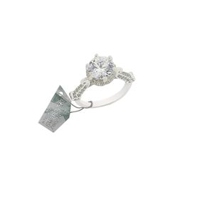 Söğütlü Silver SGTL2848 Kadın Swarovski Tek Taşlı Yüzük
