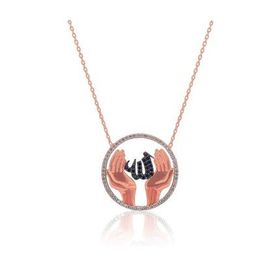 Söğütlü Silver SGTL3091 Allaha Duacı Eller Kolyesi
