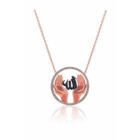 Söğütlü Silver SGTL3091 Allaha Duacı Eller Kolyesi