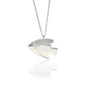 Söğütlü Silver SGTL3106 Renkli Balık Kolye