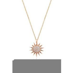 Söğütlü Silver SGTL3456 Güneş Rose Kolye