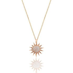 Söğütlü Silver SGTL3456 Güneş Rose Kolye