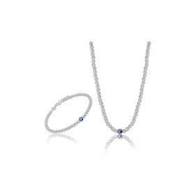 Söğütlü Silver SGTL3684 Dorica Nazarlı Kolye