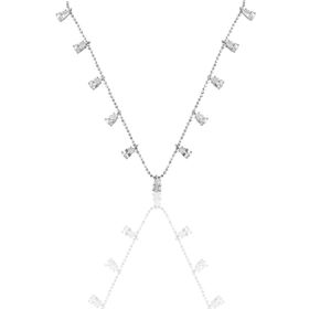 Söğütlü Silver SGTL4017 Damlalı Zirkon Taşlı Kadın Gümüş Kolye