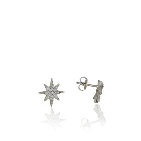 Söğütlü Silver SGTL4068 925 Ayar Gümüş Mini Kutupyıldızı Küpe