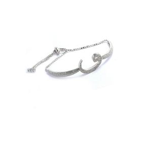 Söğütlü Silver SGTL4256 Vav Harfi Asansörlü Kadın Bileklik