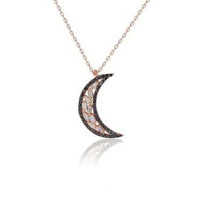 Söğütlü Silver SGTL4291 Ay Kadın Kolye