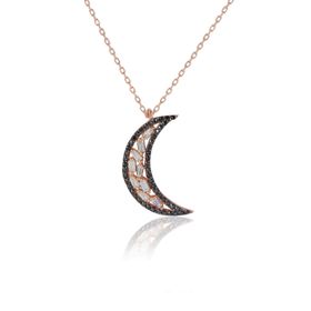 Söğütlü Silver SGTL4291 Ay Kadın Kolye