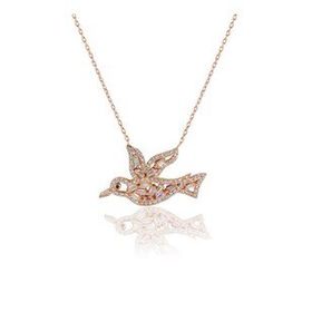 Söğütlü Silver SGTL5053 Baget Taşlı Martı Kadın Kolye