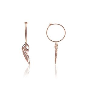 Söğütlü Silver SGTL5648 Kanat Modeli Rose Gümüş Küpe