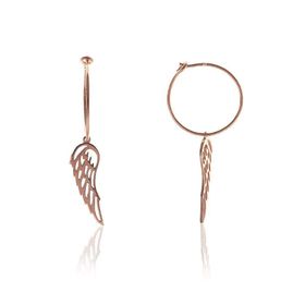 Söğütlü Silver SGTL5648 Kanat Modeli Rose Gümüş Küpe