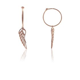 Söğütlü Silver SGTL5648 Kanat Modeli Rose Gümüş Küpe