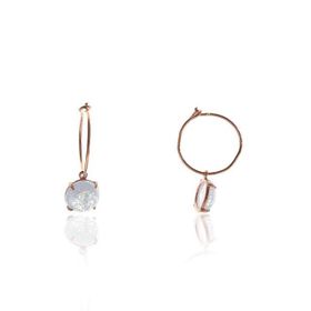 Söğütlü Silver SGTL5680 Beyaz Kristalize Küpe